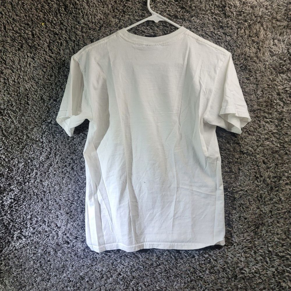 Stussy Sz Small logo T Shirt from the early 2000s Has Stain On Shoulder Pls See - Picture 7 of 9